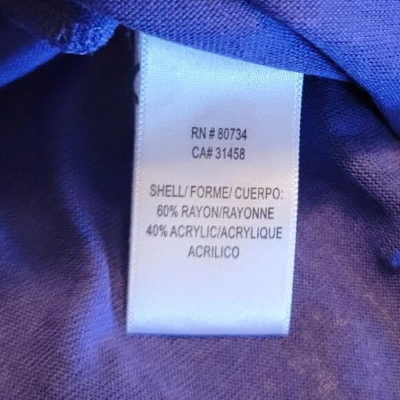 BCBGeneration Periwinkle Blue Ruffle Tee - Picture 9 of 11